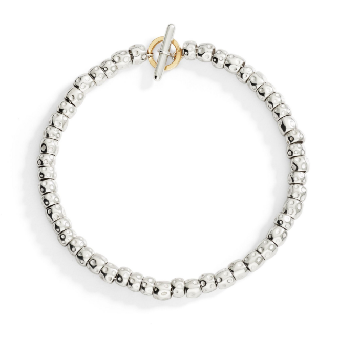 Bracelet Granelli – Or jaune 9K & argent 925