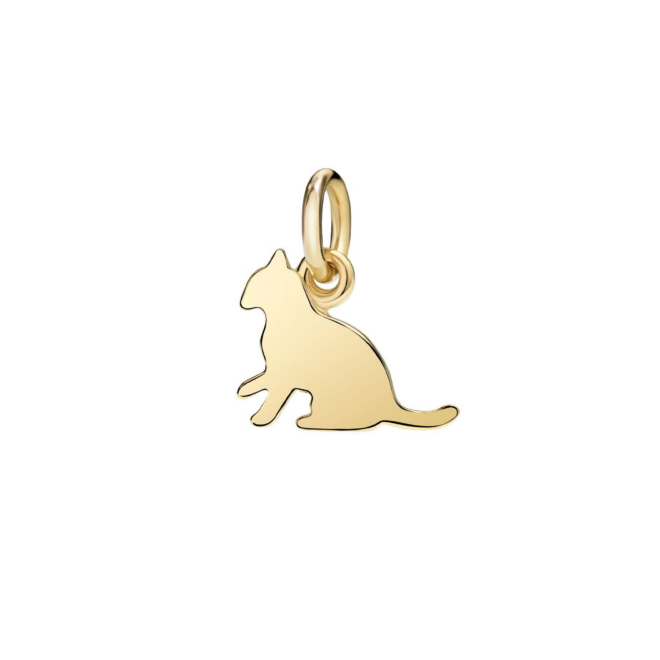 Charm Nature – Or jaune 18K, chat
