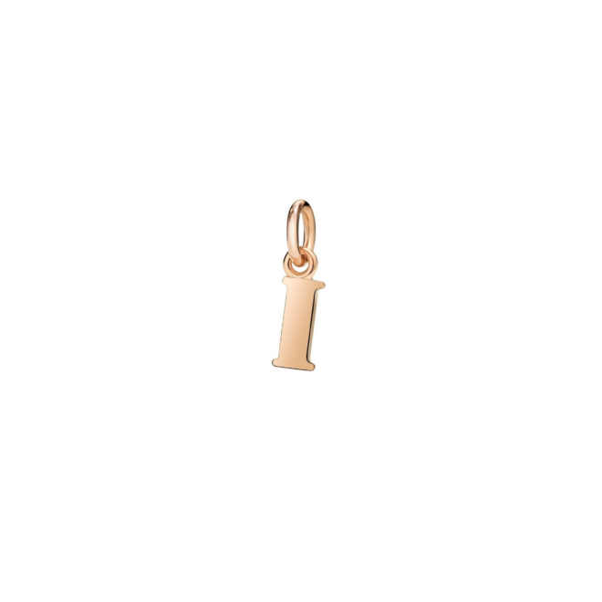 Charm Symbols – Or rose 9K, lettre I