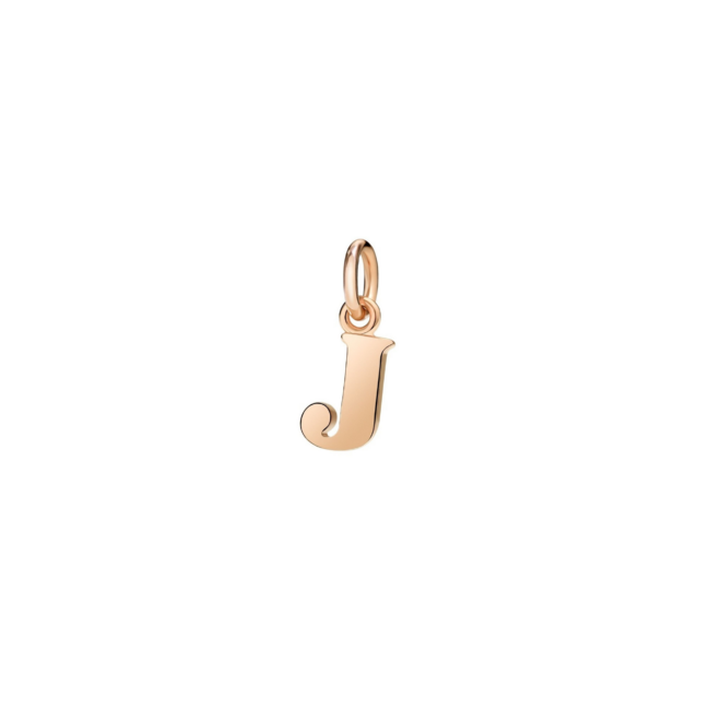 Charm Symbols – Or rose 9K, lettre J