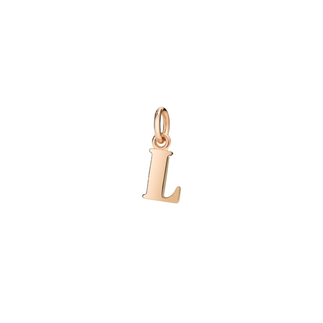 Charm Symbols – Or rose 9K, lettre L