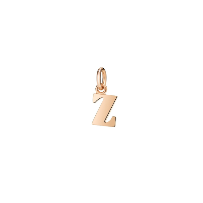 Charm Symbols – Or rose 9K, lettre Z
