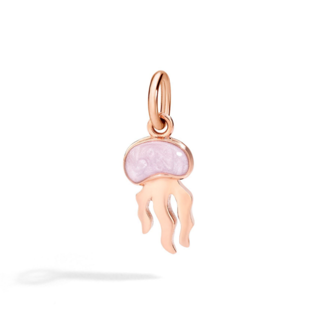 Charm Nature – Or rose 9K, méduse