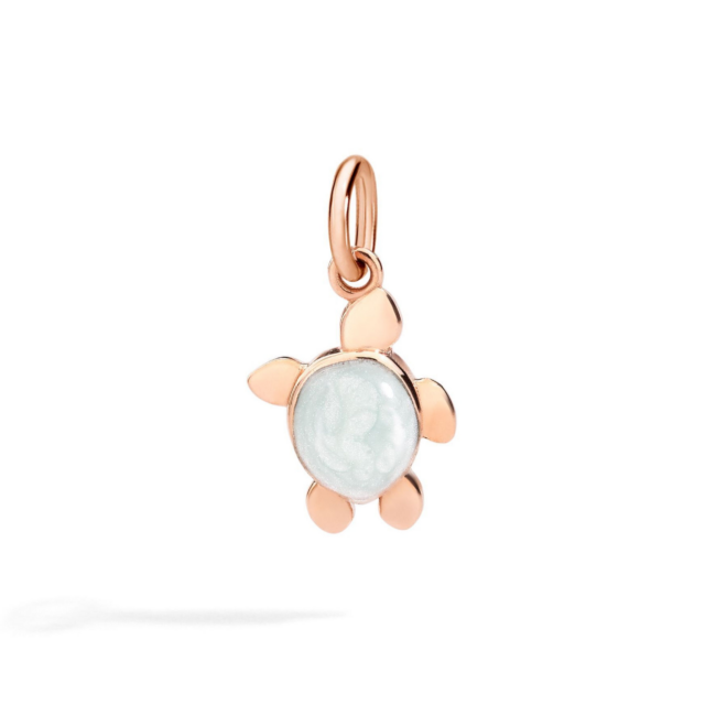 Charm Nature – Or rose 9K, tortue de mer