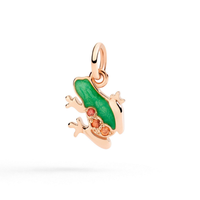Charm Nature – Or rose 9K, grenouille