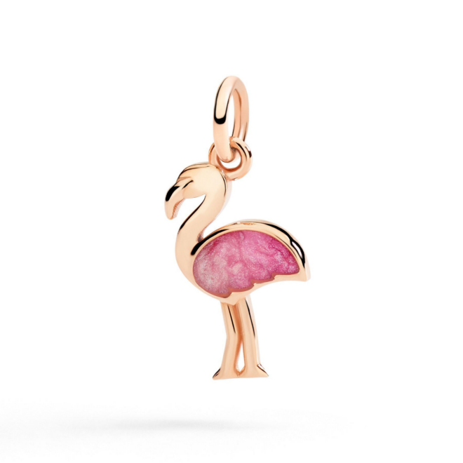 Charm Nature – Or rose 9K, flamant rose