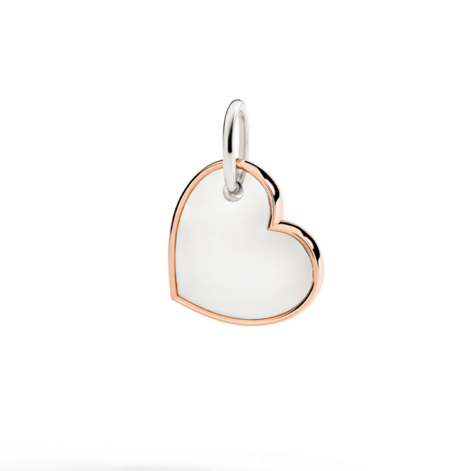 Charm Cuore – Or rose 9K & argent 925