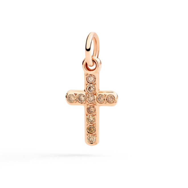Charm Symbols – Or rose 9K, croix