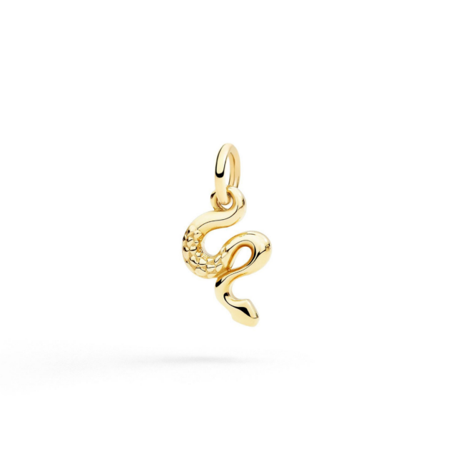 Charm Nature – Or jaune 9K, serpent
