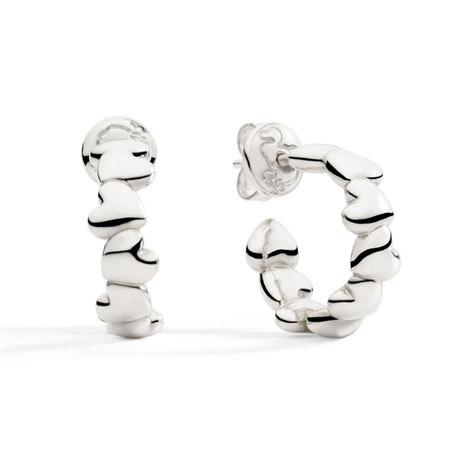 Boucles d'oreilles Cuore – Argent 925