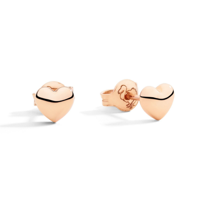 Boucles d'oreilles Cuore – Or rose 9K