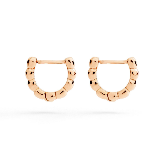 Boucles d'oreilles Granelli – Or rose 9K