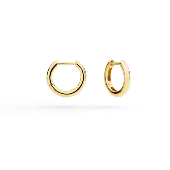 Boucles d'oreilles Essentials – Or jaune 9K, créoles, réf. DOC6000