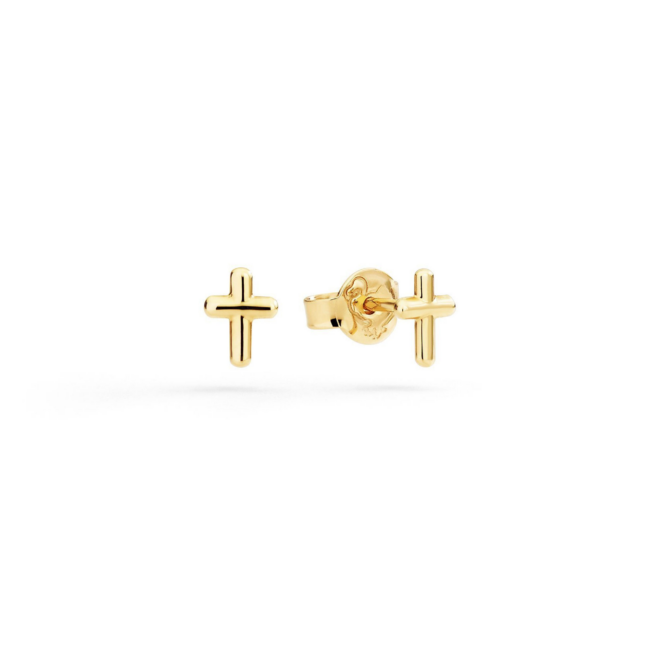 Boucles d'oreilles Symbols – Or jaune 9K