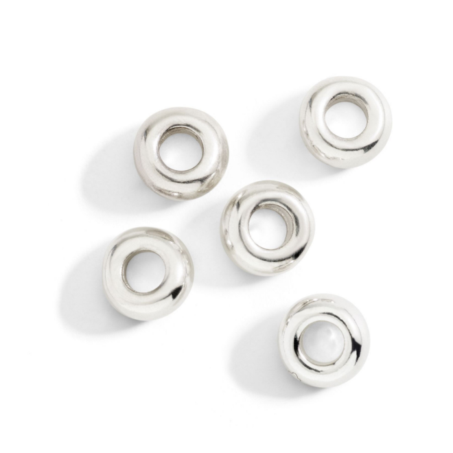 Composant Rondelle – Argent 925, lot de 5